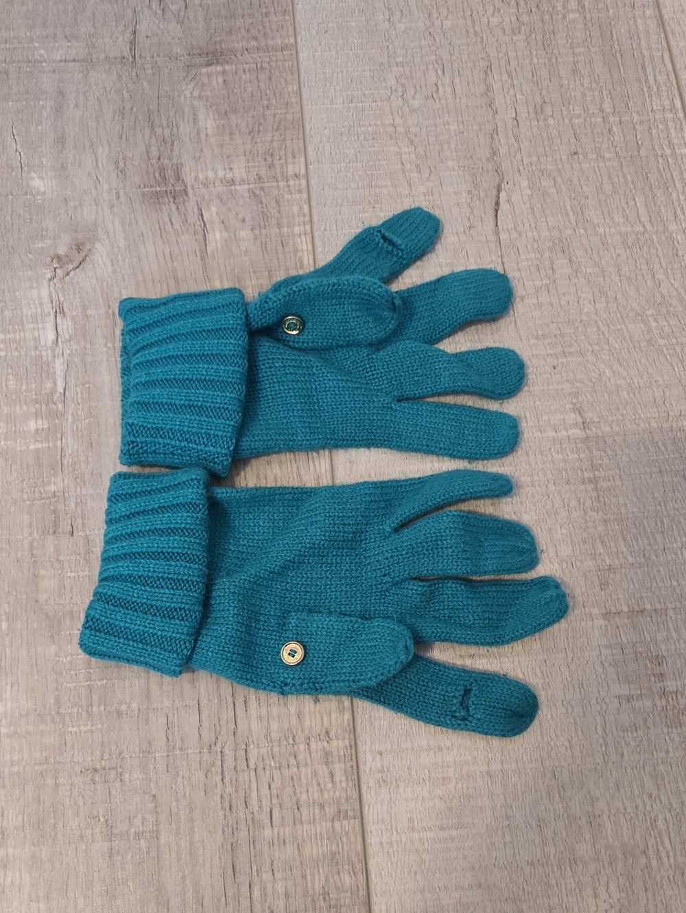Calvin Klein Teal Convertible Gloves
